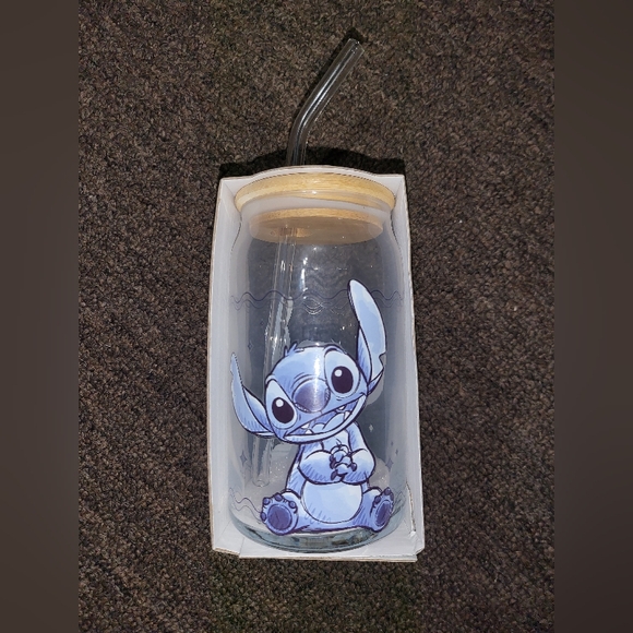 Disney Stitch Glass Tumbler - Picture 1 of 4